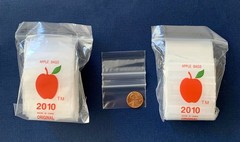 100 Count Clear 2.0″ x 1.0″ baggies 2010 mini ziplock reclosable bags 