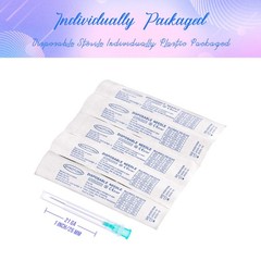 SHAOTONG 21 Gauge 1 Inch Luer Lock Accessories Disposable 21 Ga 1inch 25mm