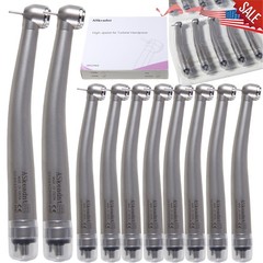 10 Pcs ASkeadnt NSK PANA MAX Style Dental High Speed Turbine Handpiece Push 4Hol
