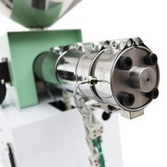 Single Screw Extruder Plastic Heating Extrusion Machine 110V 0.1-2kg/h Dia 1”
