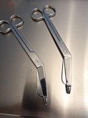 Vintage SS Pakistan Medical Surgical Scissors Pair