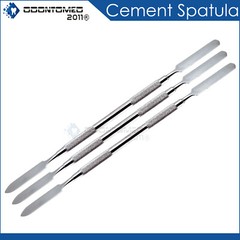 8 Pcs Dental Cement /Wax Spatulas Double Ended Mixing Scraper Stainless Steel