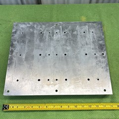 Large Aluminum Heat Sink 14 1/2″ x 11 3/4″ x 2″ 8 1/2LBS