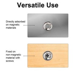 10 50Pcs Strong Countersunk Ring Magnets 10 x 3mm Hole 4mm Rare Earth Neodymium