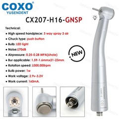 US COXO Dental Fiber Optic Turbine Handpiece High Speed Fit NSK 6 Pin Coupling