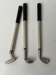 Golf Bag Shaped Pen Pencil Holder W Clubs As Pens Black Red Blue