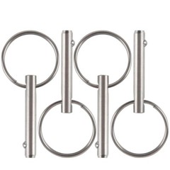 Small Quick Release Pin 3/16″ Stainless Steel, Bimini Top Marine Hardware 4 Pack