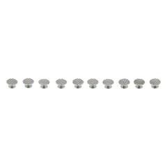100pcs Dental Ortho Lingual Button Bondable Round/Rectangular Base Ceramic/Metal