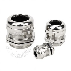 IP68 Waterproof Nickel Plated Brass Cable Glands M6-M100 / PG7-PG63