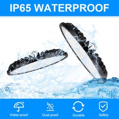8Pack 300W Led UFO High Bay Light Commercial Industrial Warehouse Gym Shop Light