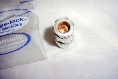 NOS Automatic Wedge-lock Type N (M) Connector 94375 RF 301 N1800D