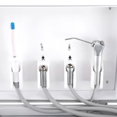 Portable Dental Delivery Unit With Air Compressor Curing Light Ultrasonic Scaler