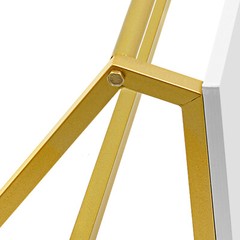 Gold Metal Garment Clothes Rack Clothing Rack Clothes Wall Shelf Hanger Display~