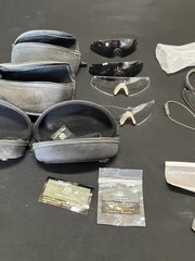 Revision Stingerhawk Frameless Safety Glasses Kit, Clear & Gray Lenses