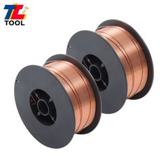 (2 Pack) 2 Lbs Roll ER70S-6 .030 Inch (0.8 mm) Mild Steel Mig Welding Wire