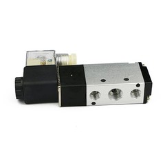 U.S. Solid 1/4″ Pneumatic Electric Solenoid Valve 5 way 2 Position DC 12V, Air