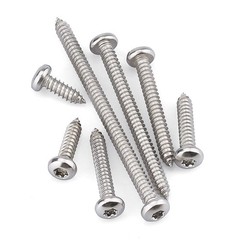 50 Pcs #14 x 3/4 Torx Pan Head Sheet Metal Screws with Bit, 304 Stainless Ste…