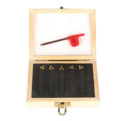 5Pcs 3/8″ Indexable Carbide Insert Turning Tooling Bit Holder Set For Lathe