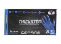 SAS 6604 (10-Box Case)Thickster Textured Safety Latex Gloves, Extra Large