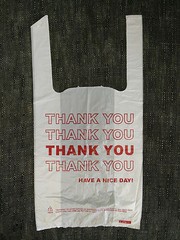 Small T-Shirt Bag Bags White Thank You 8″x4″x16″ 25/50/100/150/200/250/300/400