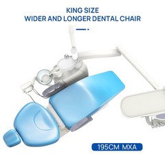 TJ2688-F6 Dental Unit Chair Computer Control DC Motor Doctor Stool Hard Leather