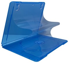 100 PREMIUM SLIM Blu-Ray Single DVD Cases 7MM & 100 OPP Bags