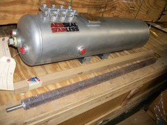 NEW AESSEAL STAINLESS VESSEL MODEL SSE25 SIZE 25 LITRE 6.6 GAL. MFG. DATE 201