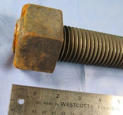 Stud Bolt 1-1/2″ x 12″ A193 B7 Fully All Threaded Length w/ 2 Carbon Steel Nuts