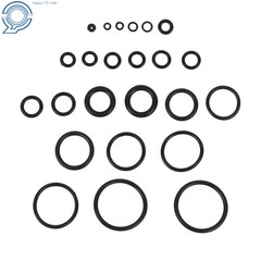 1020-Piece Nitrile Rubber O-Ring Assortment, 20 Sizes Resists Oil and Heat