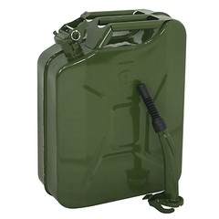 2pc 5 Gallon Jerry Can Steel Green Military NATO Style 20L Storage Tank
