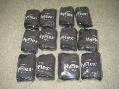 12 pairs Ansell HyFlex 11-841 Size 9 Foam Nitrile Grip Work Gloves