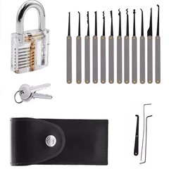 1 Set Transparent Padlock Teaching Model for Lock Structure Learning Classes Kit