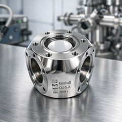 Kimball Physics 2.75″ CF Spherical Triangle Vacuum Chamber | MCF275-SphTri-C5-A