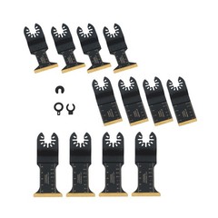 12-Piece Oscillating Saw Blades for Metal Wood Plastic Drywall Cuts Saw Blades