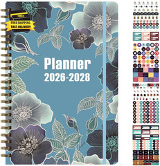 Monthly Planner 2026-2028, Monthly and Weekly Calendar Notebook for Office Work