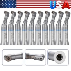 10PCS NSK Style Dental Slow Low Speed Contra Angle Handpiece E-type Latch Attach