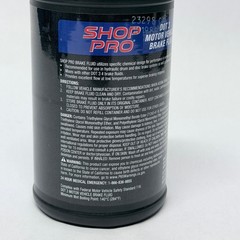 Shop Pro DOT 3 Motor Vehicle Brake Fluid 12 oz SP-BF12 for ABS Drum Disc Brakes