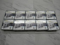 10 LOT NEW TOPAZ WB2450 DOUBLE GANG WEATHERPROOF OUTLET BOX 1/4” THREADED HOLES