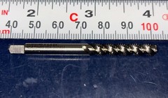 UB M5x.8 Bottoming Tap 6H D4 6008683 1012945 3FL RH HSS M5 x 0.8 ONE TAP