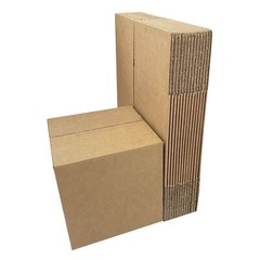 UOFFICE Heavy Duty Corrugated Boxes 18″ x 18″ x 18″ 275lb Pack of 10 Cube Boxes