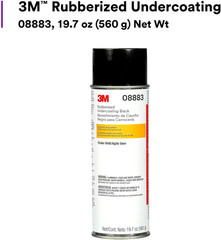 Rubberized Undercoating Aerosol Spray, 08883, 19.7 Oz, Textured Finish, Anti-Cor