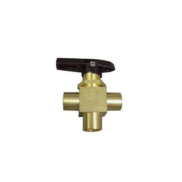 Three Way 1/8 Fpt Panel Mount Ball Valve 3 way 8.609-500.0 NM3005 B085 988A