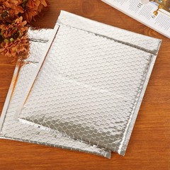 MUXHEL 25Pcs Thermal Bubble Mailer 9.5″ x 11″, 9.5 x 11 inch, Silver