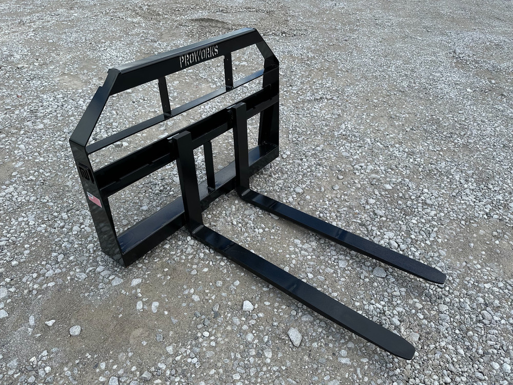 42″ Long Compact Tractor Pallet Forks Attachment Fits SkidSteer QA $199 Shipping