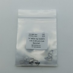 20Sets Dental 1st Brackets Molar Wide Big Bracket Orthodontic Roth 022 Hooks