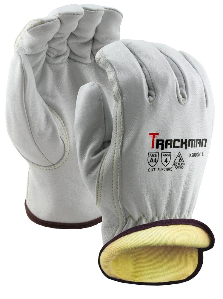 Stauffer Trackman Premium Goatskin Leather, Kevlar Lined, Cut Resistant Work …
