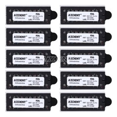 10X Dental Orthodontic Monoblock Bracket Braces Mini Roth/MBT 018/022 AZDENT