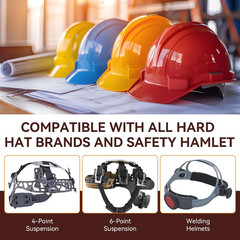 3-Pack Hard Hat Sweatband Washable Cooling Safety Helmet Insert Reusable Hard…