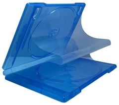 100 PREMIUM STANDARD Blu-Ray Double DVD Cases 12MM & 100 OPP Bags