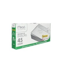 Press-it Seal-it No.10 Security Envelopes 4.125 x 9.5-Inches White 45 Count P…